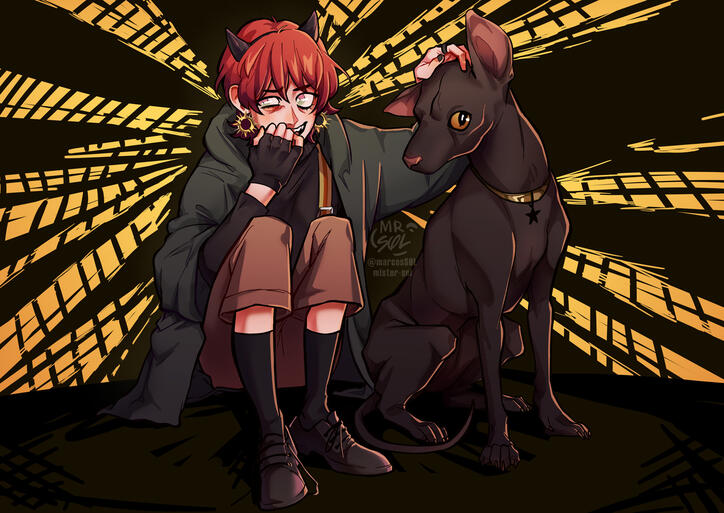 Max And Hound Are Perceived By The World