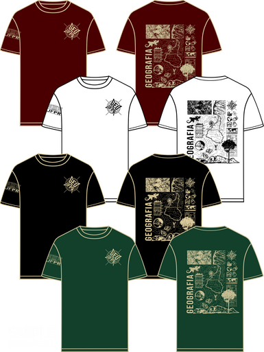 Camisetas da Geografia UFPR